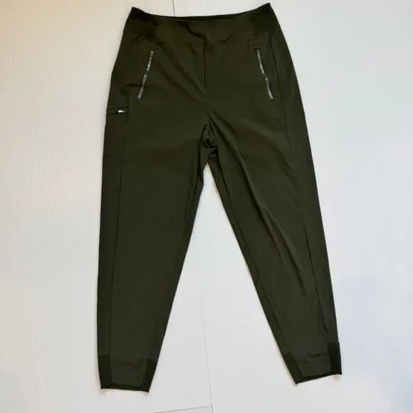 Athleta Trekkie Jogger Pants Olive Green Women’s 8 Gorpcore Athleisure Hiking - Picture 9 of 16